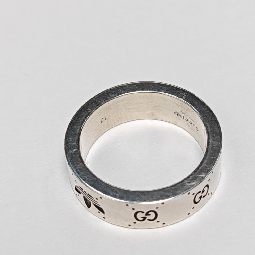 Adidas X Gucci 925 Sterling Silver Ring HK 13