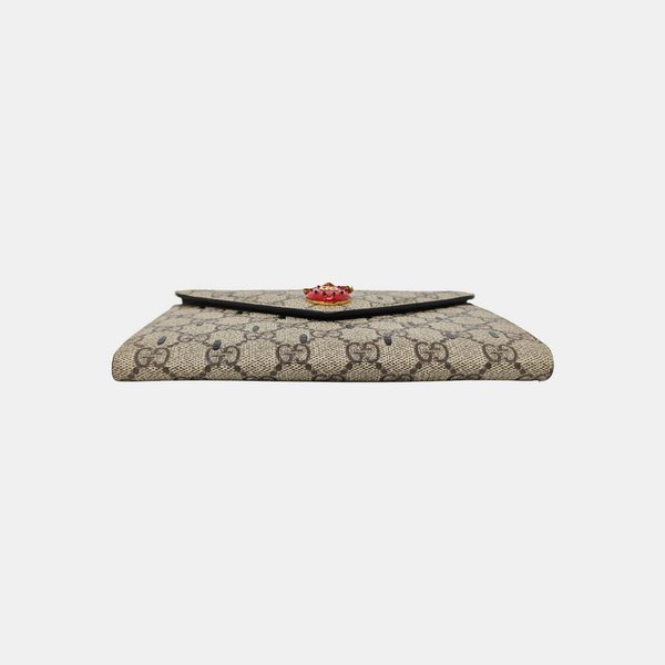 GG Supreme Mini Monogram Coated Canvas Beige
