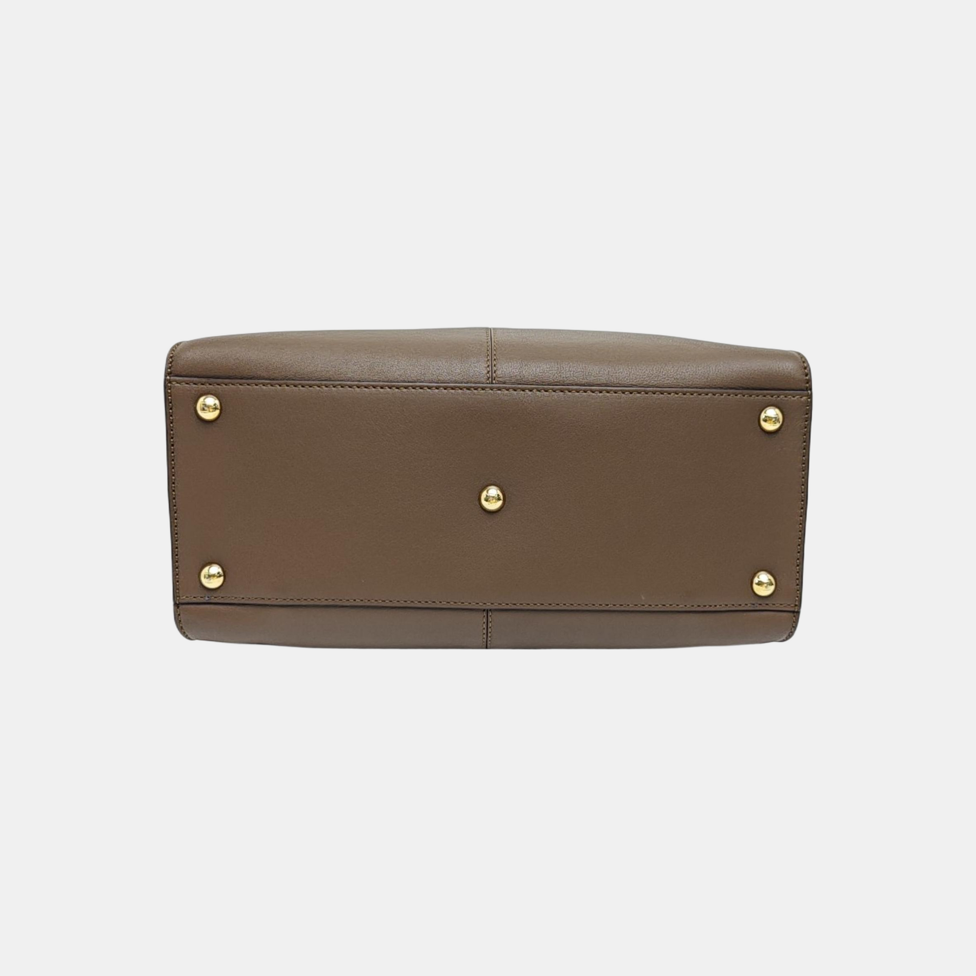 Peekaboo Medium Calfskin Brown