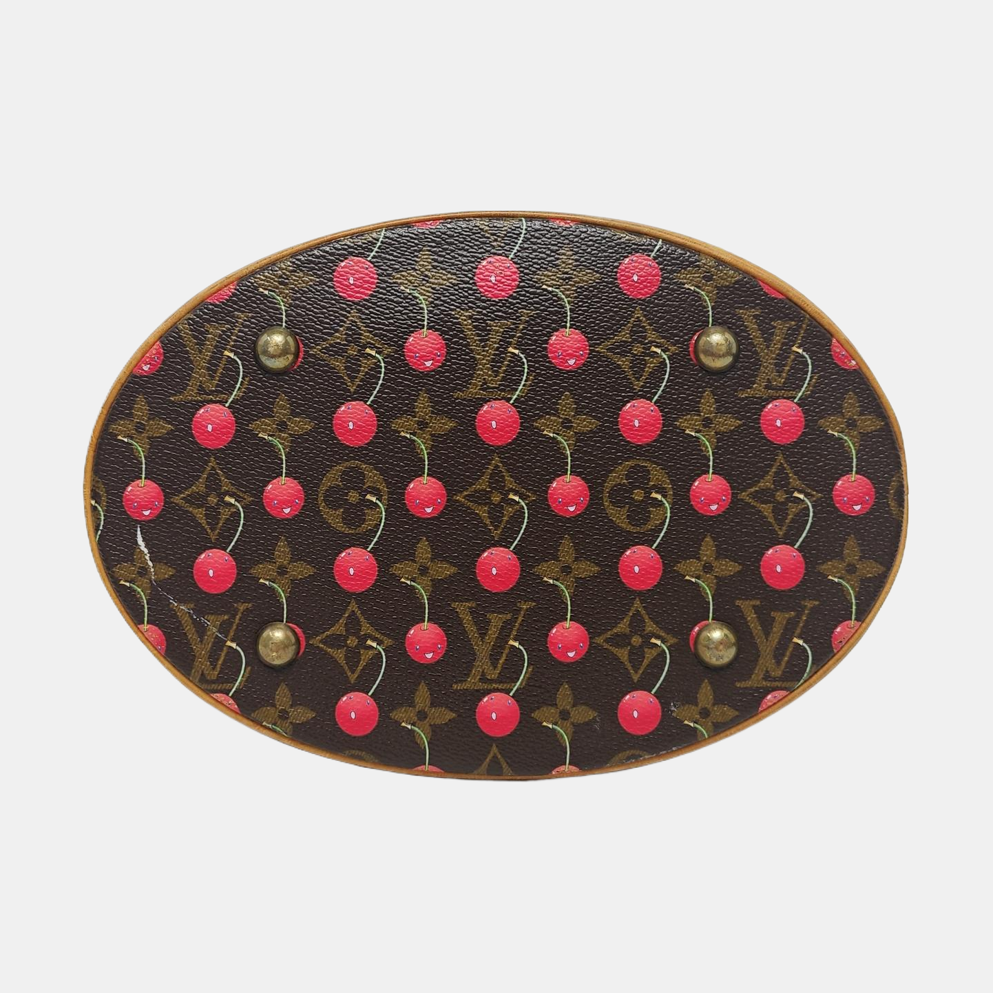 BUCKET PM Monogram Coated Canvas Brown