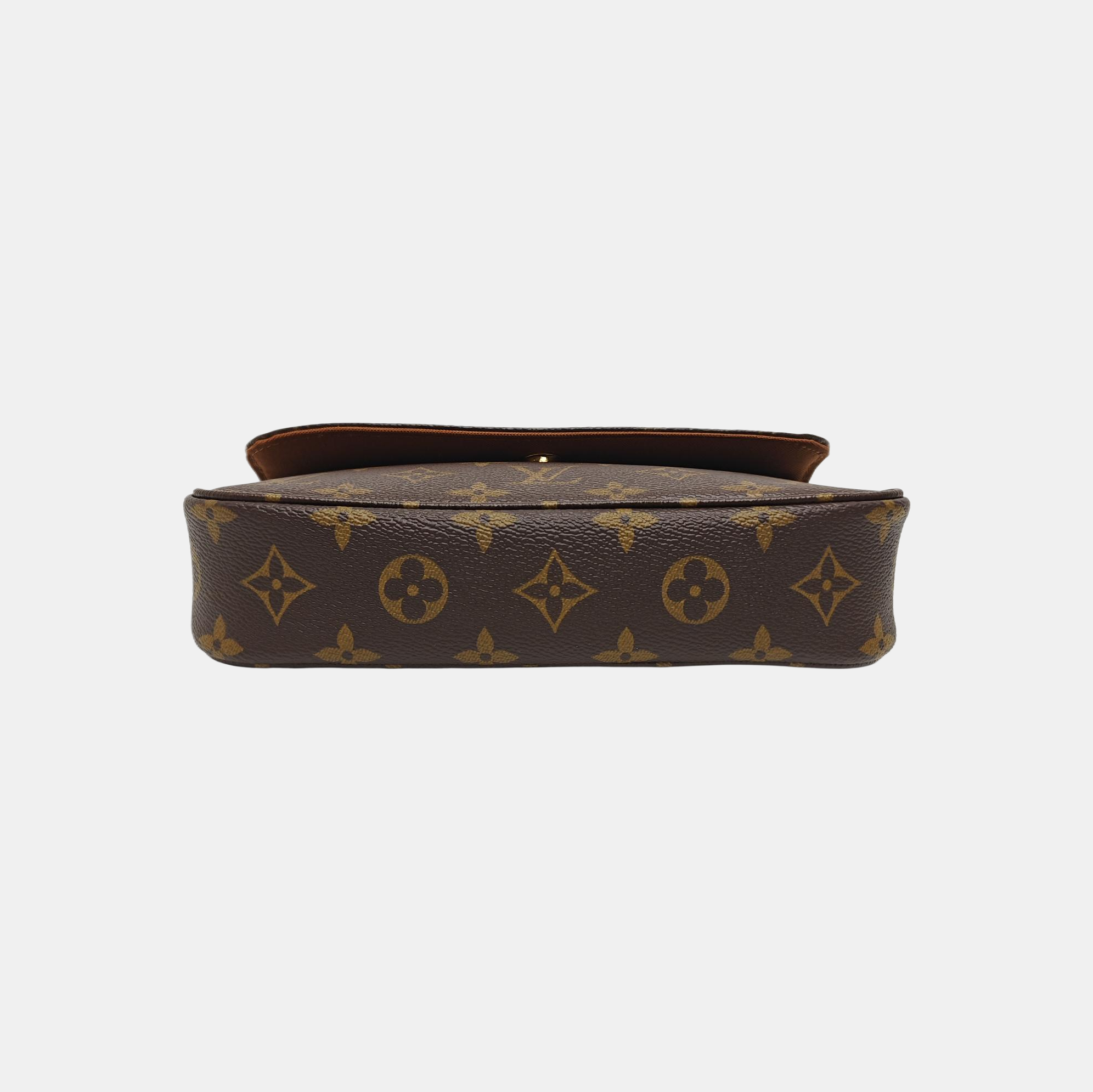 IVY Monogram Coated Canvas Brown