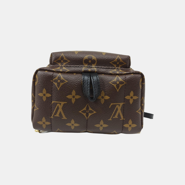 PALM SPRINGS Mini Monogram Coated Canvas Brown