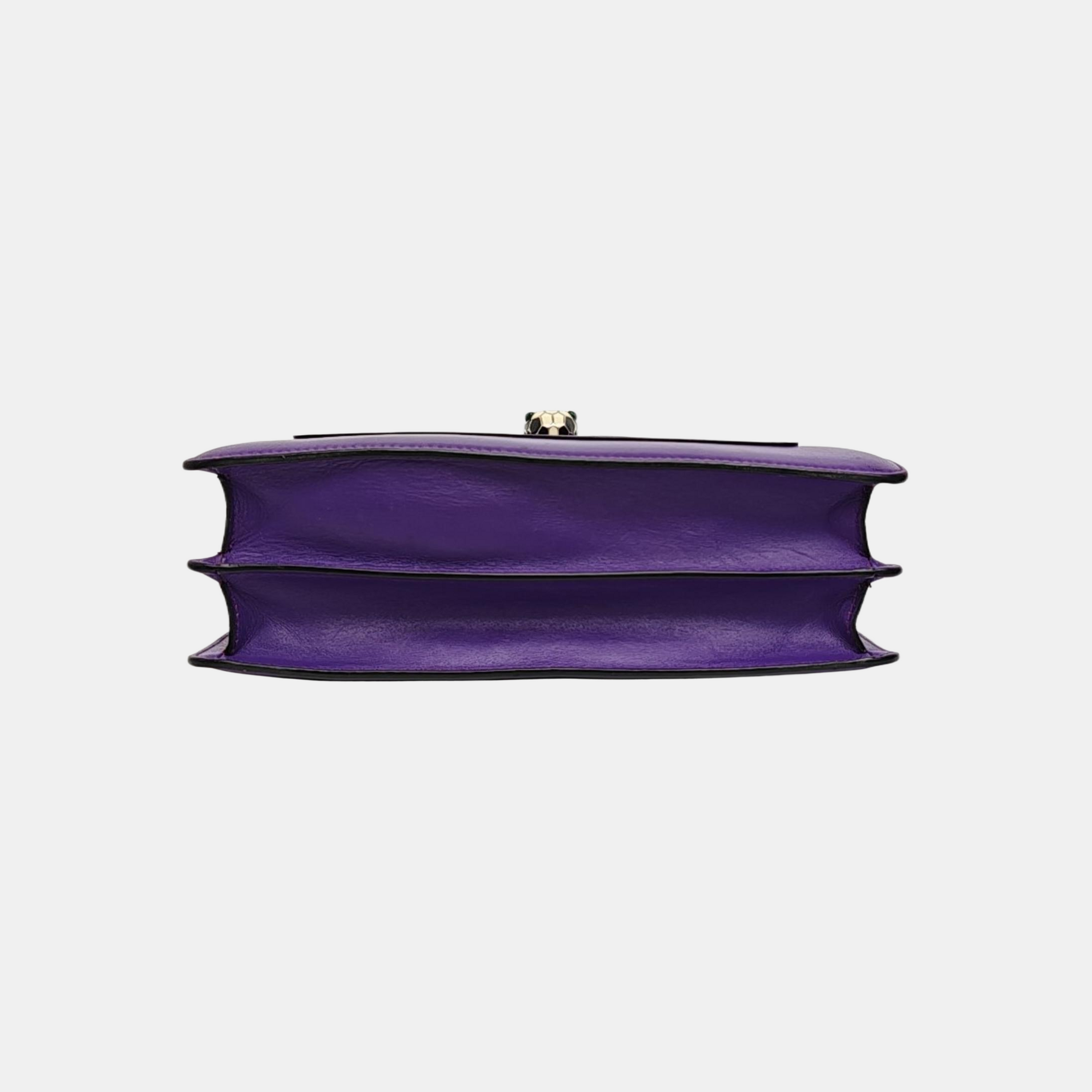 SERPENTI FOREVER Medium Calfskin Purple