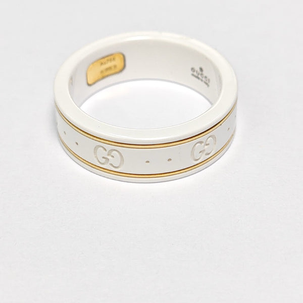 Icon 18k Gold White Ring HK 19