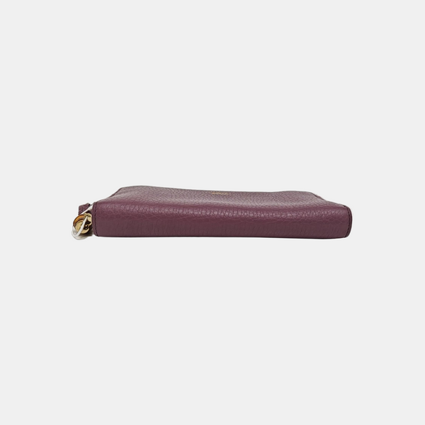 Bamboo 1947 Mini Calfskin Purple Wallet