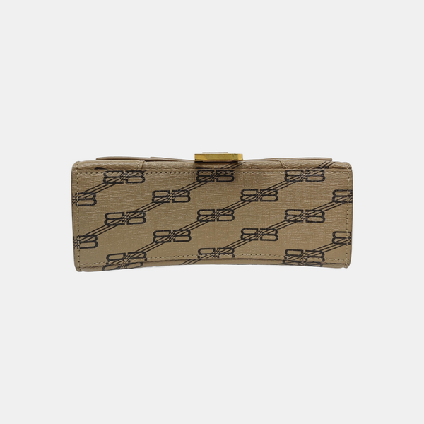 Hourglass XS Coated Canvas Brown