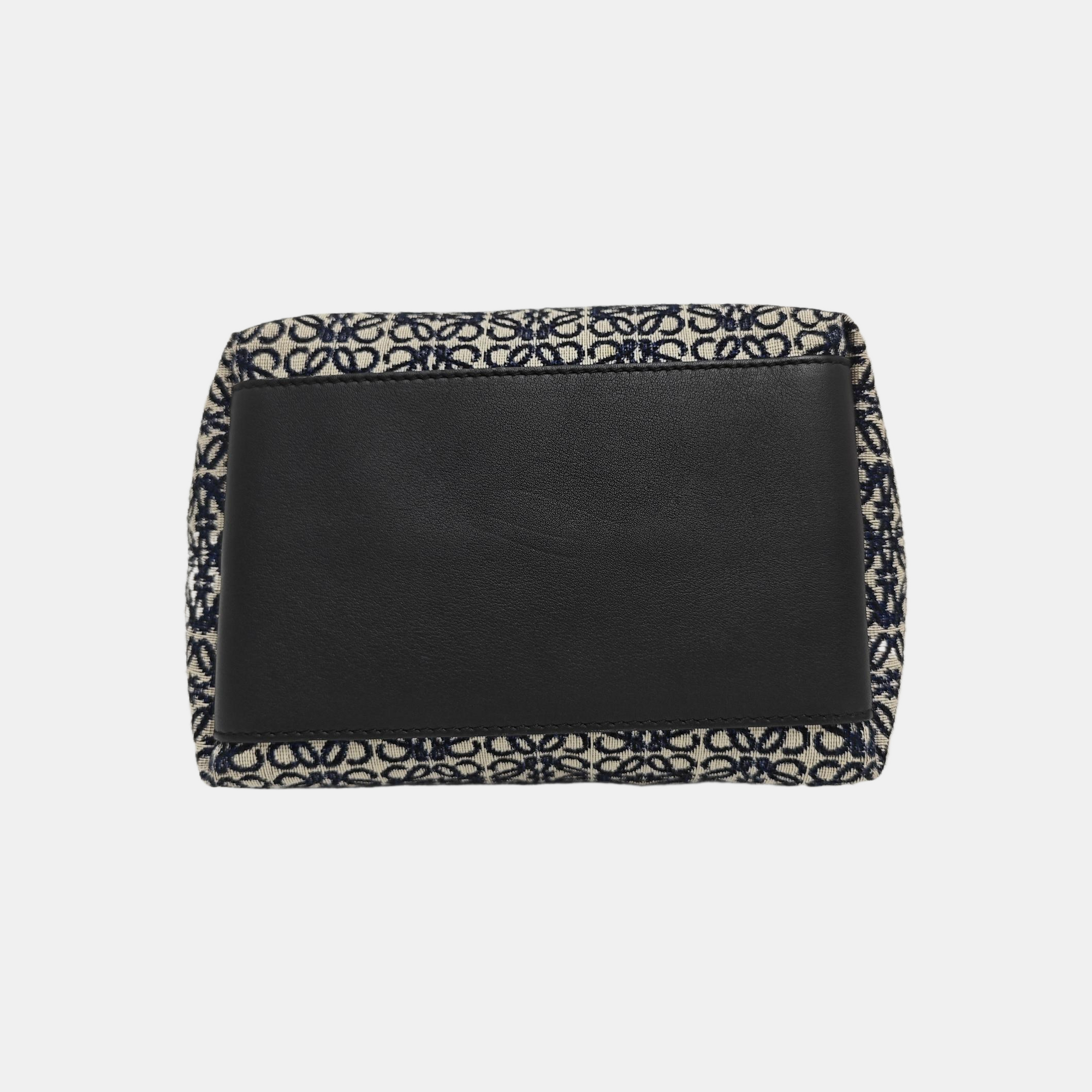 Monogram Canvas Top Handle Bag Blue