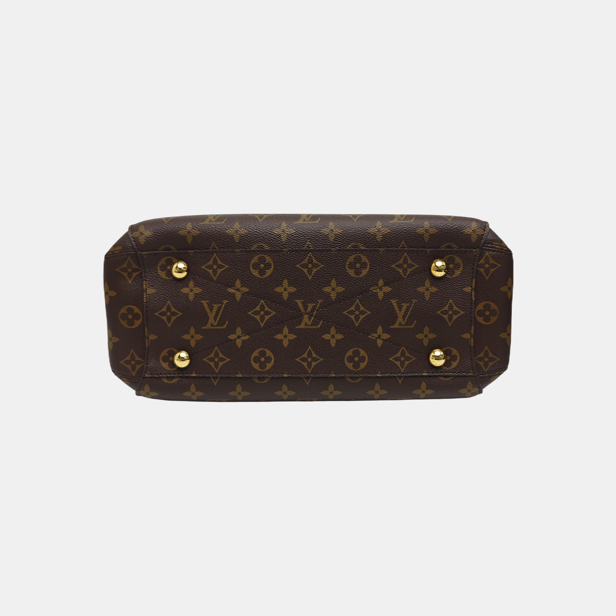 MONTAIGNE Monogram Coated Canvas Brown