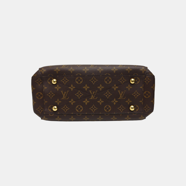 MONTAIGNE Monogram Coated Canvas Brown