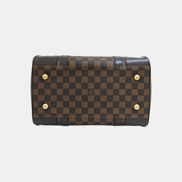 BERKELEY Damier Ebene Coated Canvas Brown
