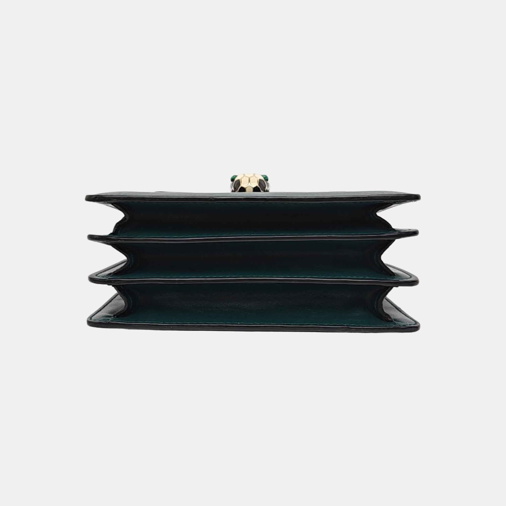 SERPENTI FOREVER Calfskin Green
