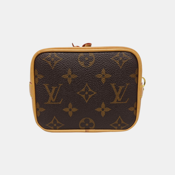 NOÉ Nano Monogram Coated Canvas Brown
