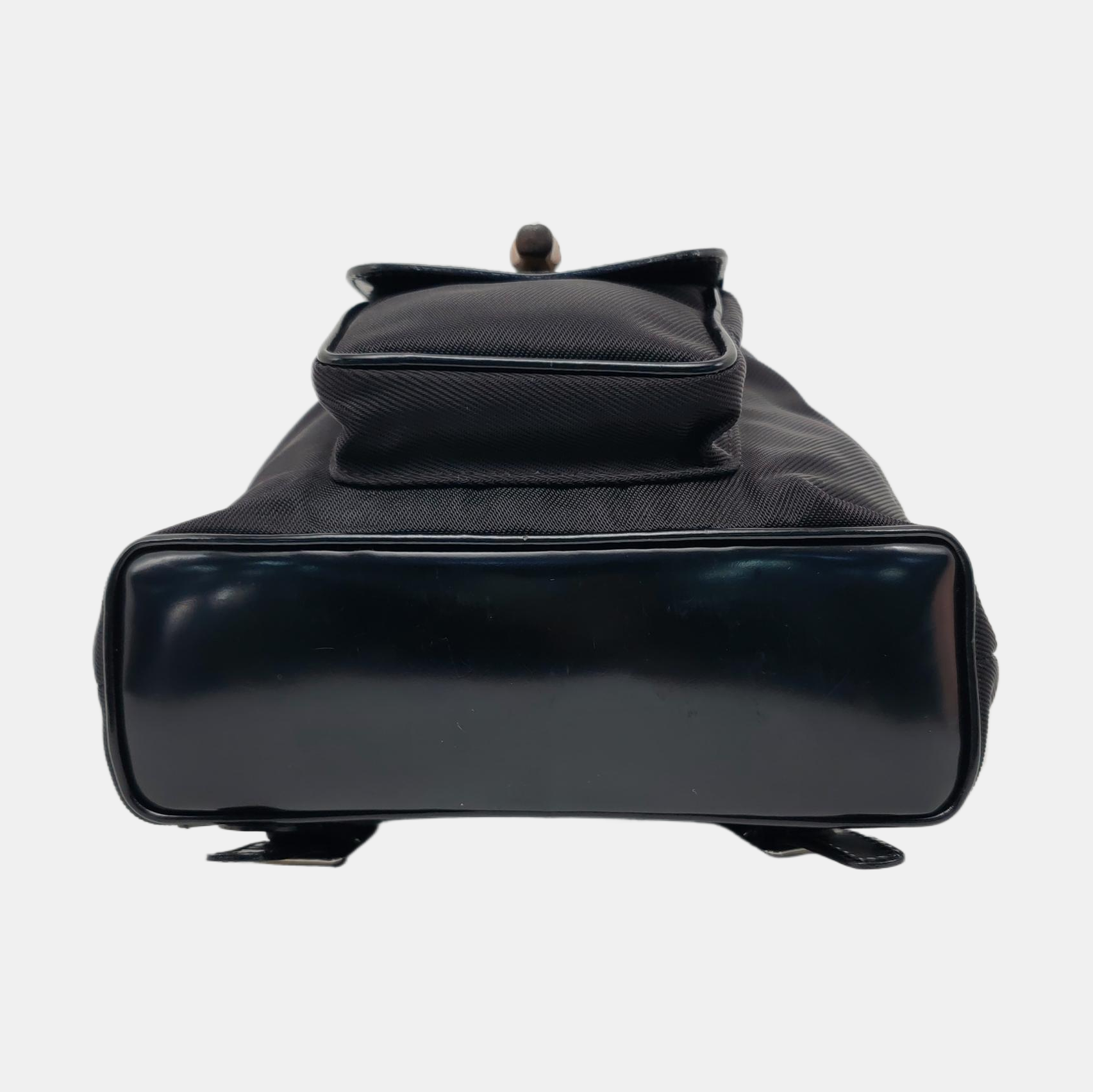 Canvas Backpack Black