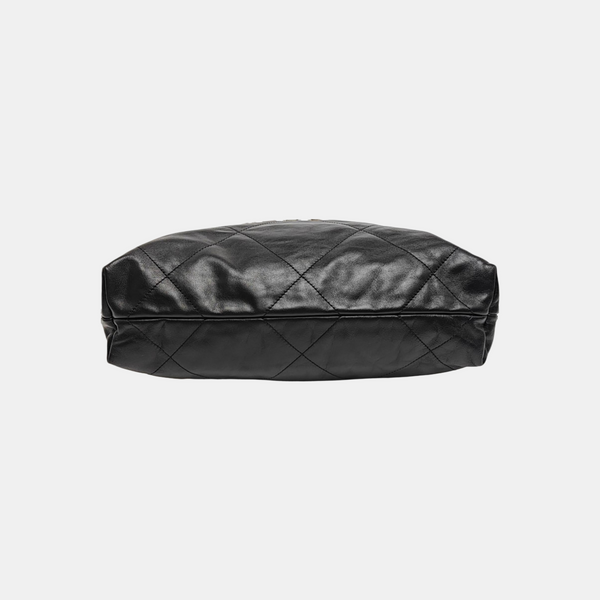 CHANEL 22 Small Quilted Calfskin Black