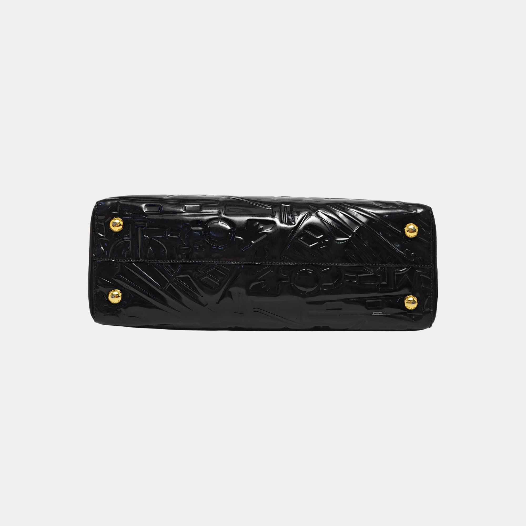 Calfskin Shoulder Bag Black