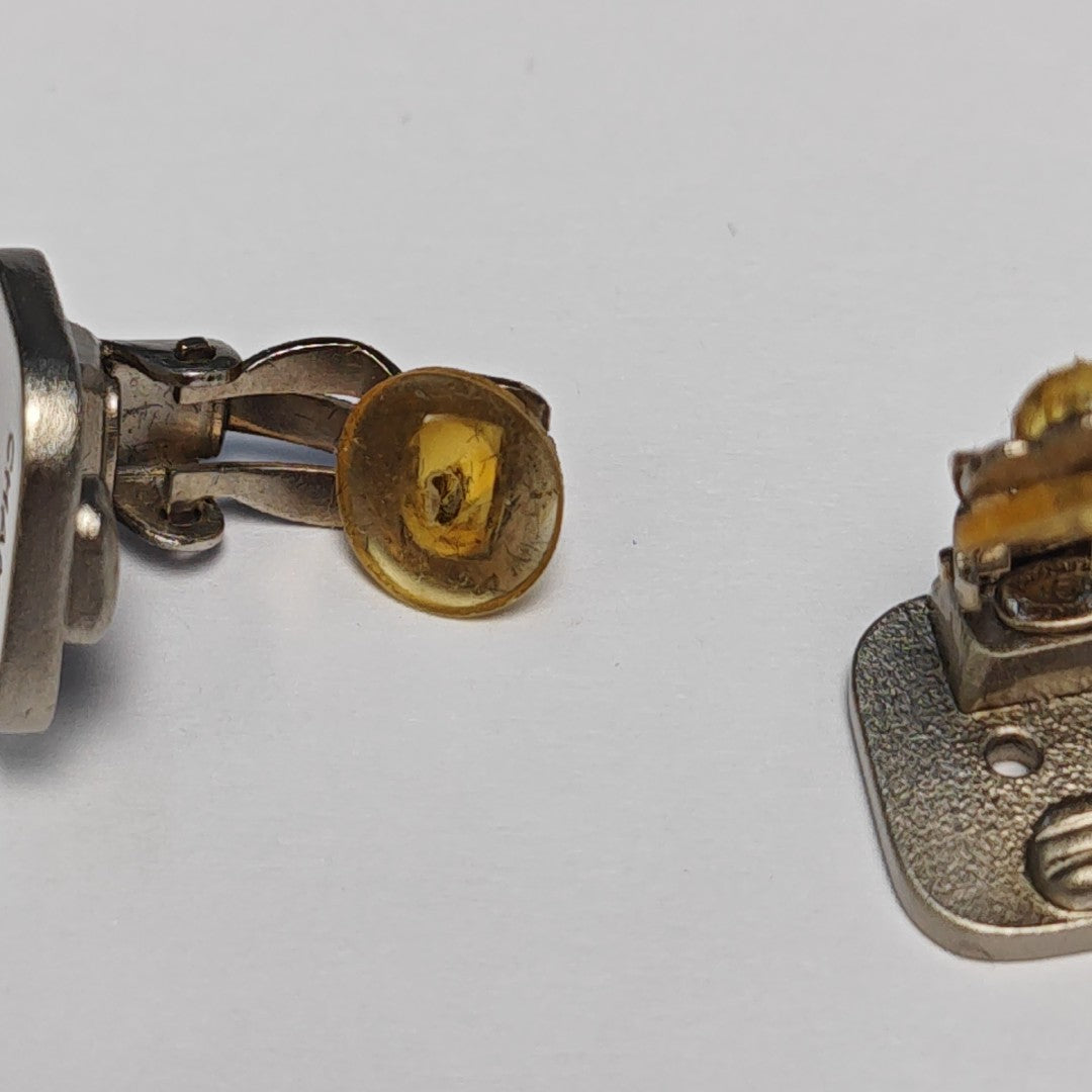 Metal Silver Clip On Earrings