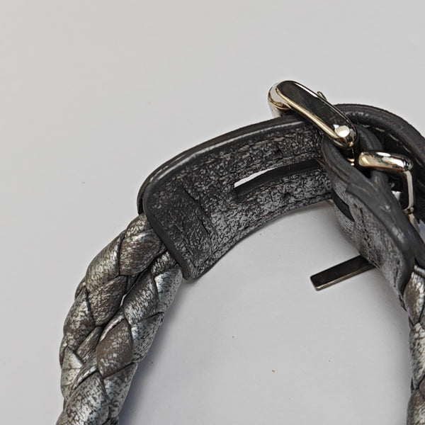 Leather Gray Bangle