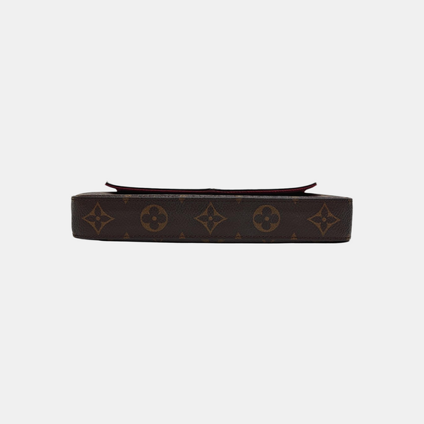 FÉLICIE Monogram Coated Canvas Brown