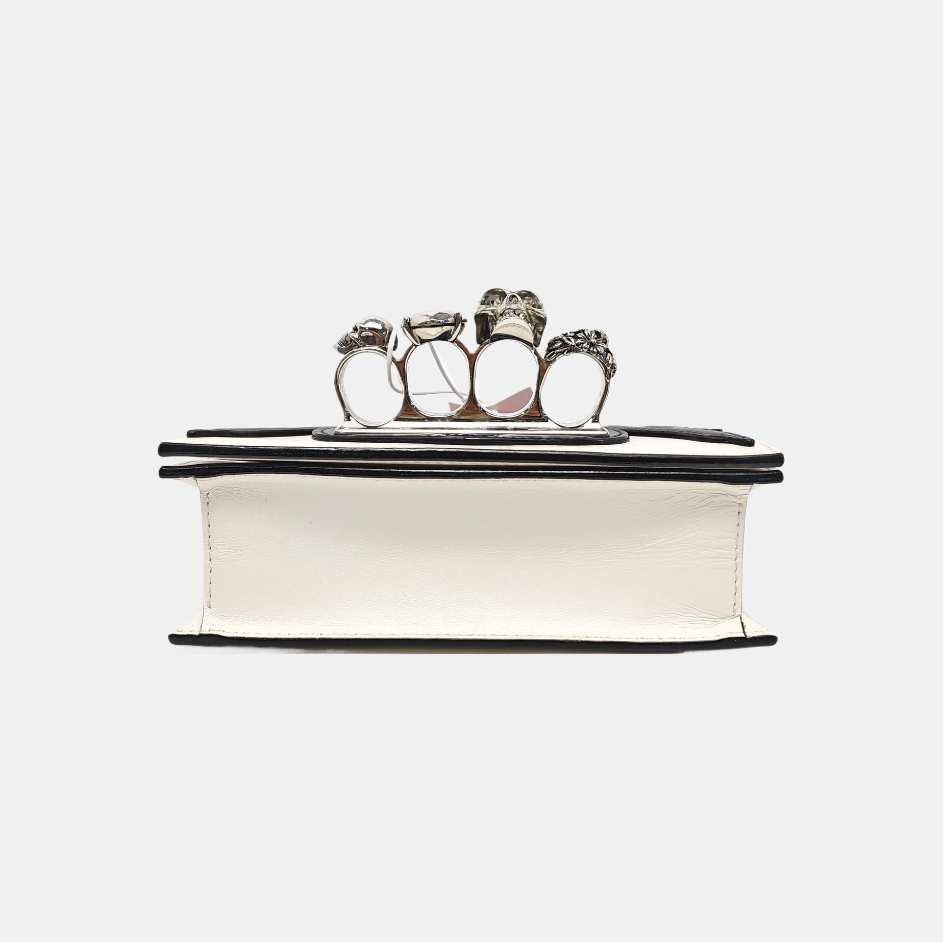 Calfskin Shoulder Bag White