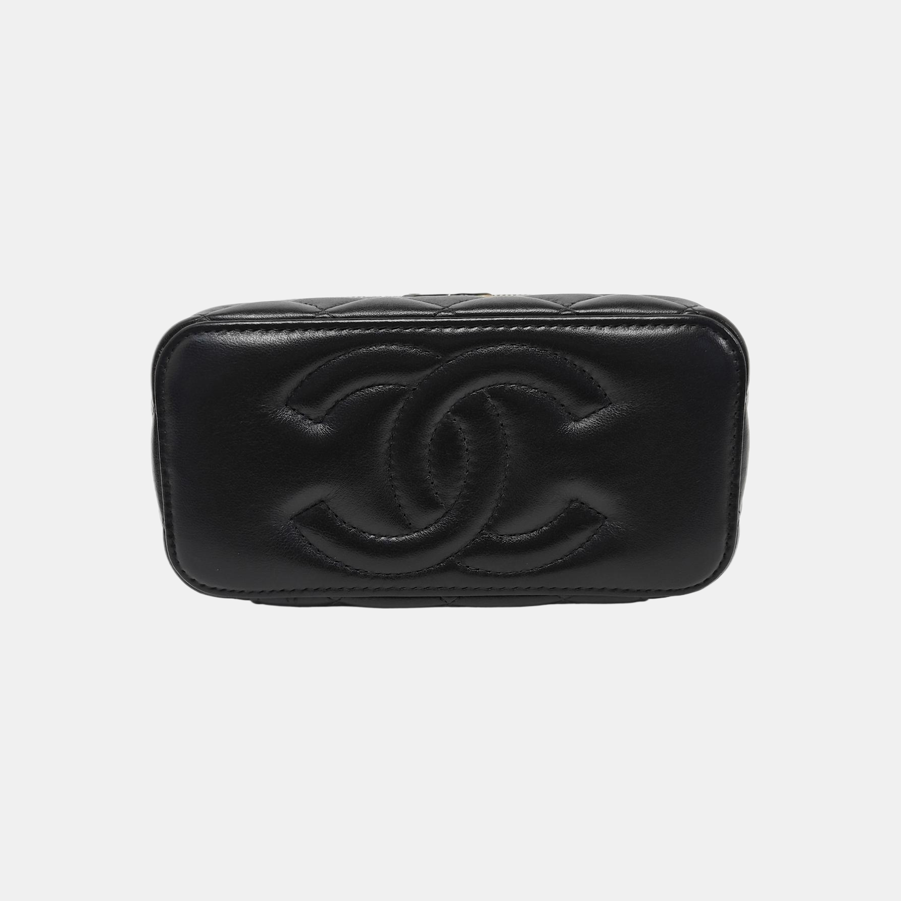 24A Quilted Lambskin Black