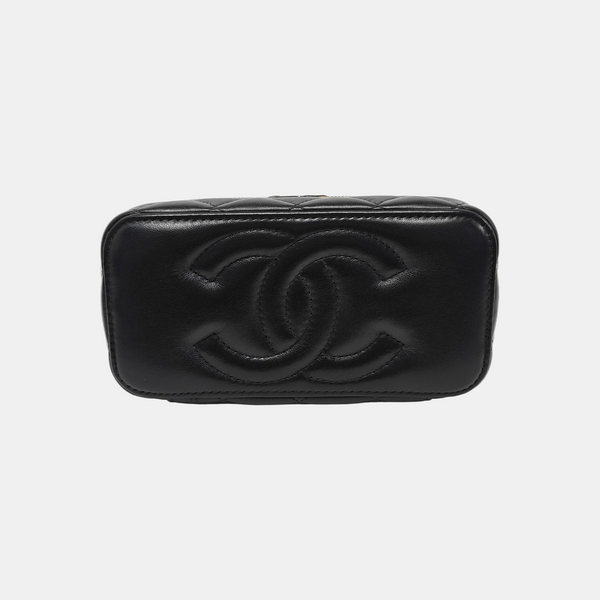 24A Quilted Lambskin Black