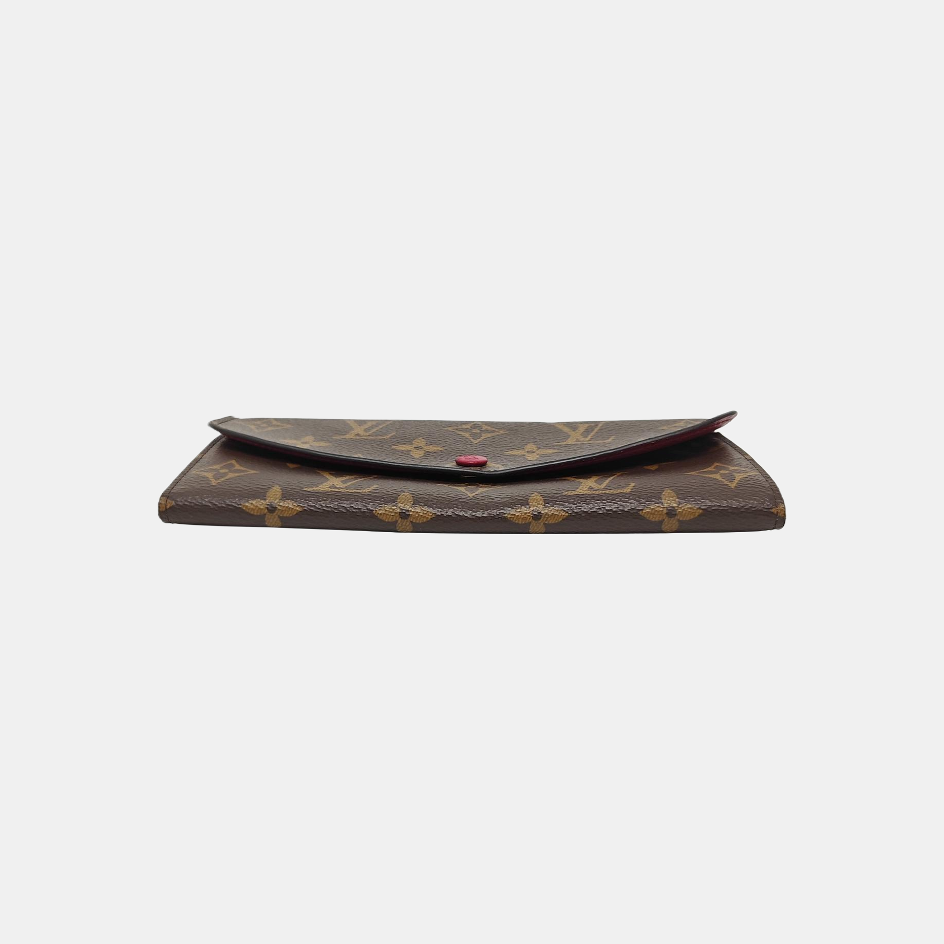EMILIE Monogram Coated Canvas Brown Wallet