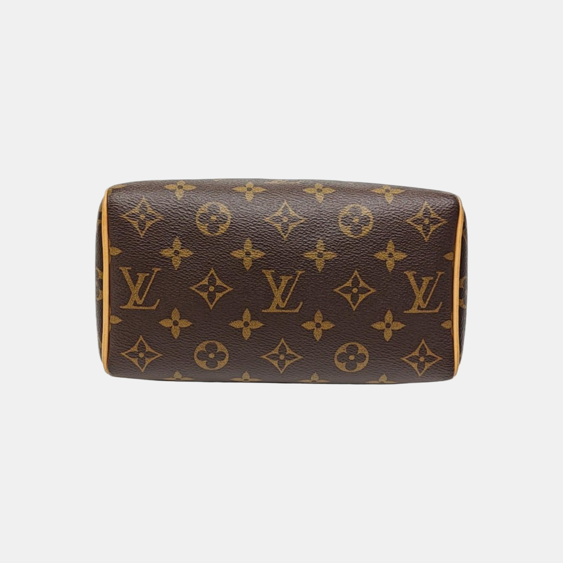 SPEEDY 20 Monogram Coated Canvas Brown