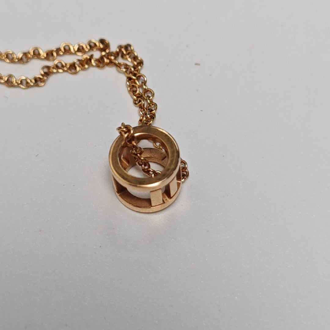 Atlas 18k Rose Gold Necklace