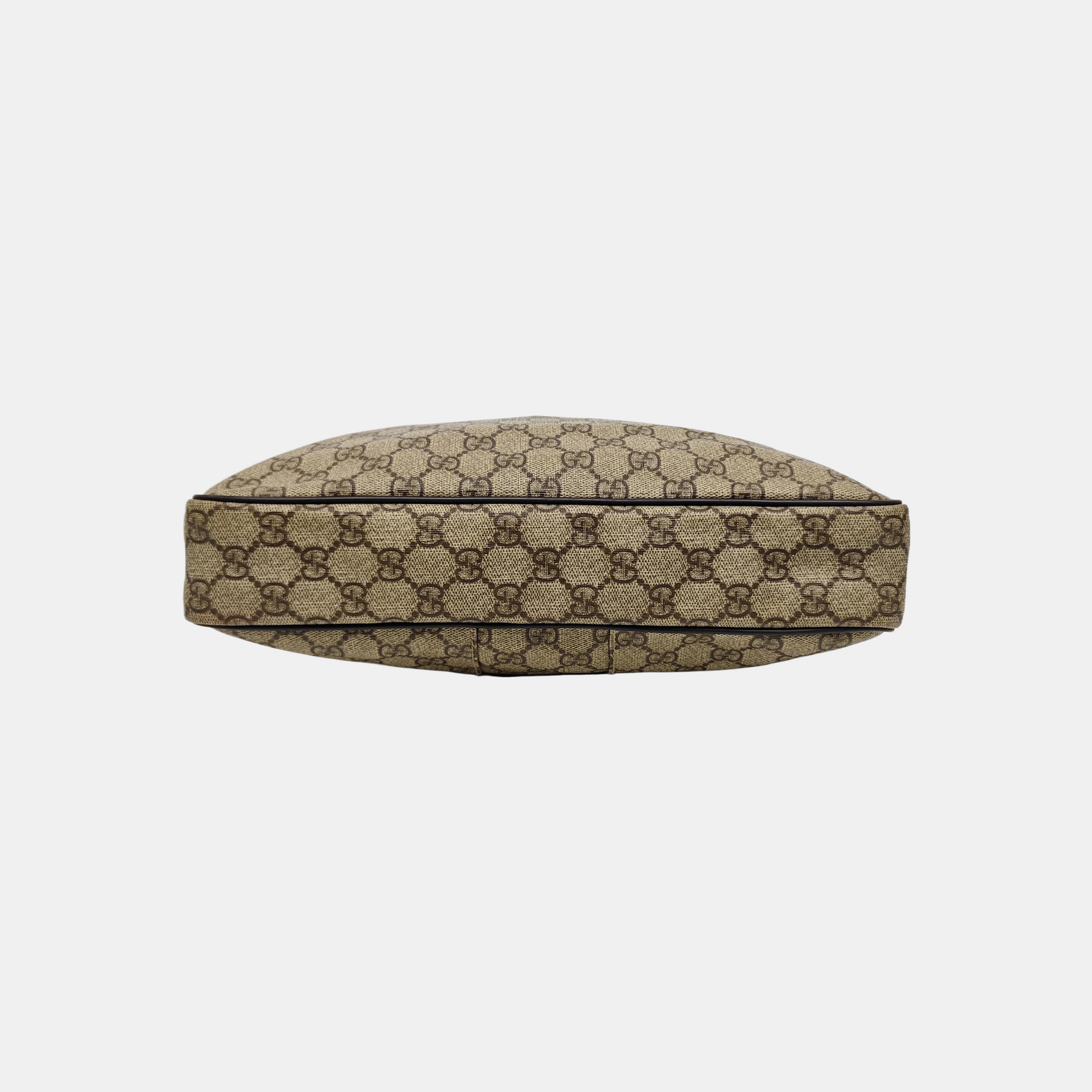 Monogram Coated Canvas Shoulder Bag Beige