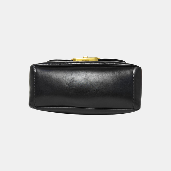 Monaco Small Calfskin Black