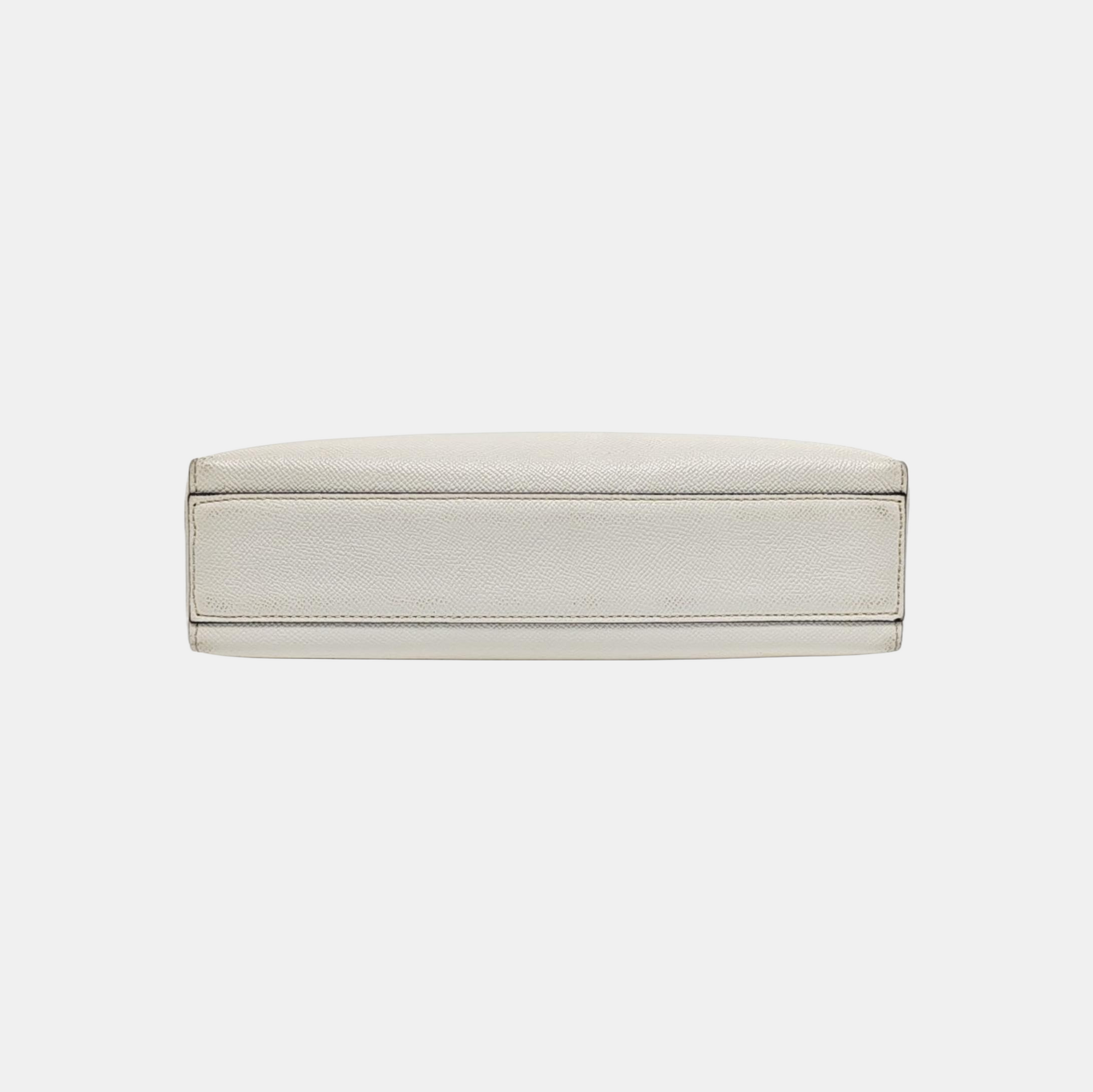 Calfskin Shoulder Bag White