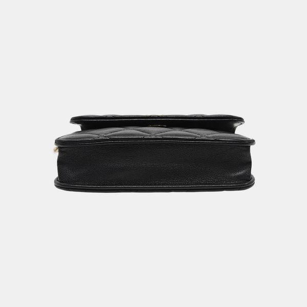 Quilted Lambskin Black