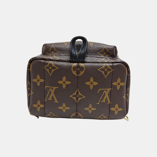 PALM SPRINGS Mini Monogram Coated Canvas Brown