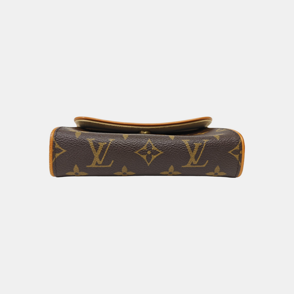 Monogram Coated Canvas Belt Bag Brown