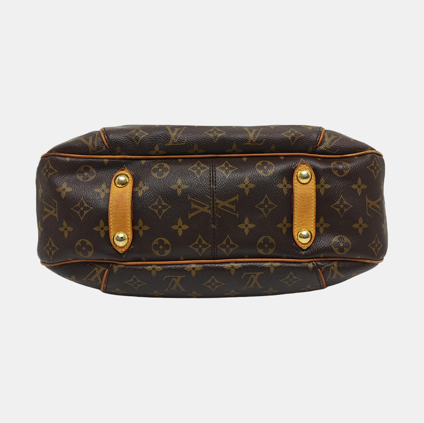 GALLIERA Monogram Coated Canvas Brown