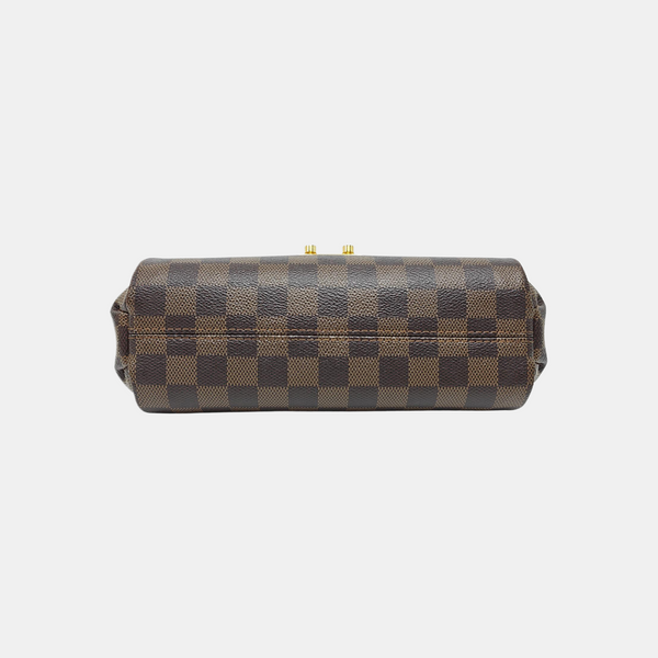 CROISETTE Damier Ebene Coated Canvas Brown