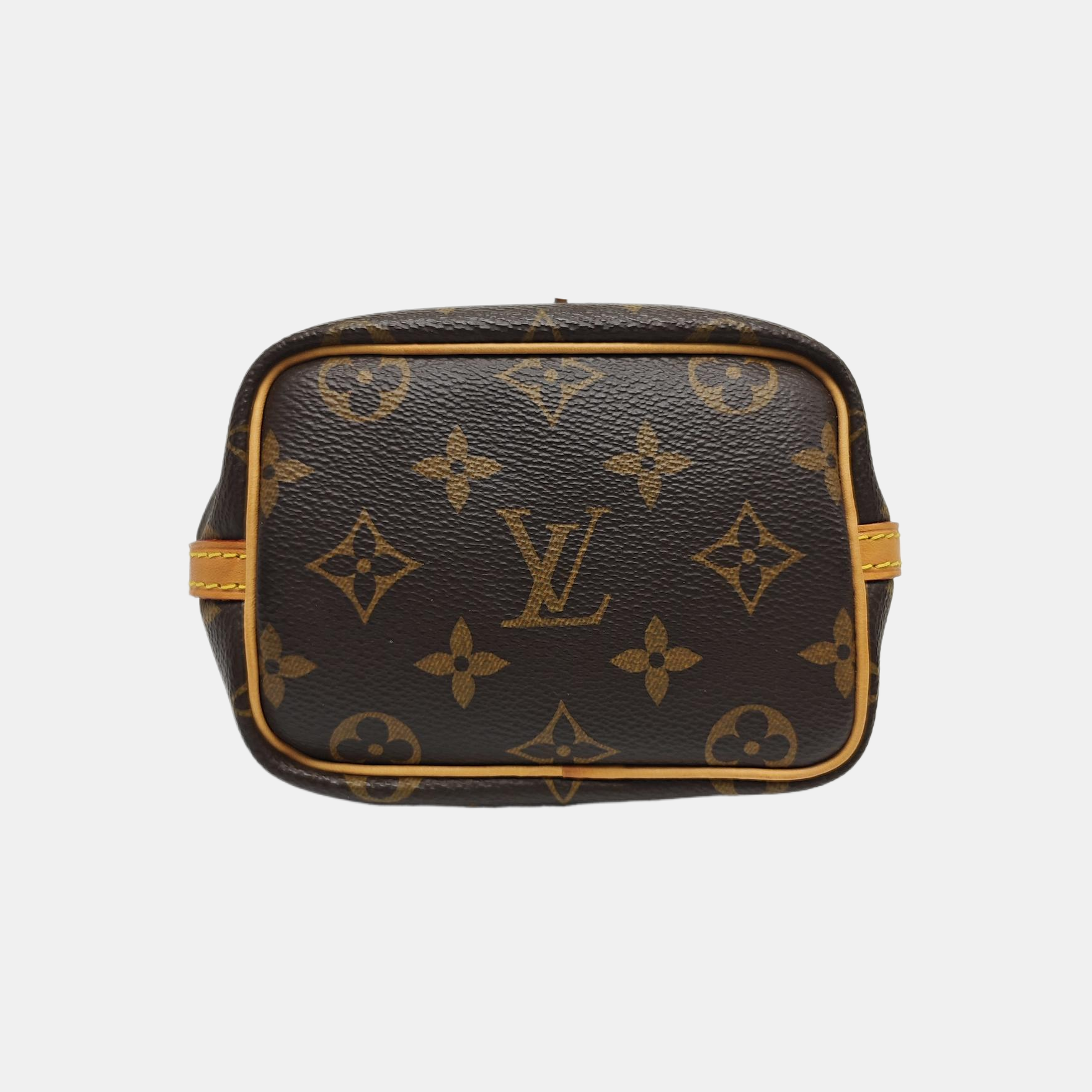 NÉONOÉ Nano Monogram Coated Canvas Brown