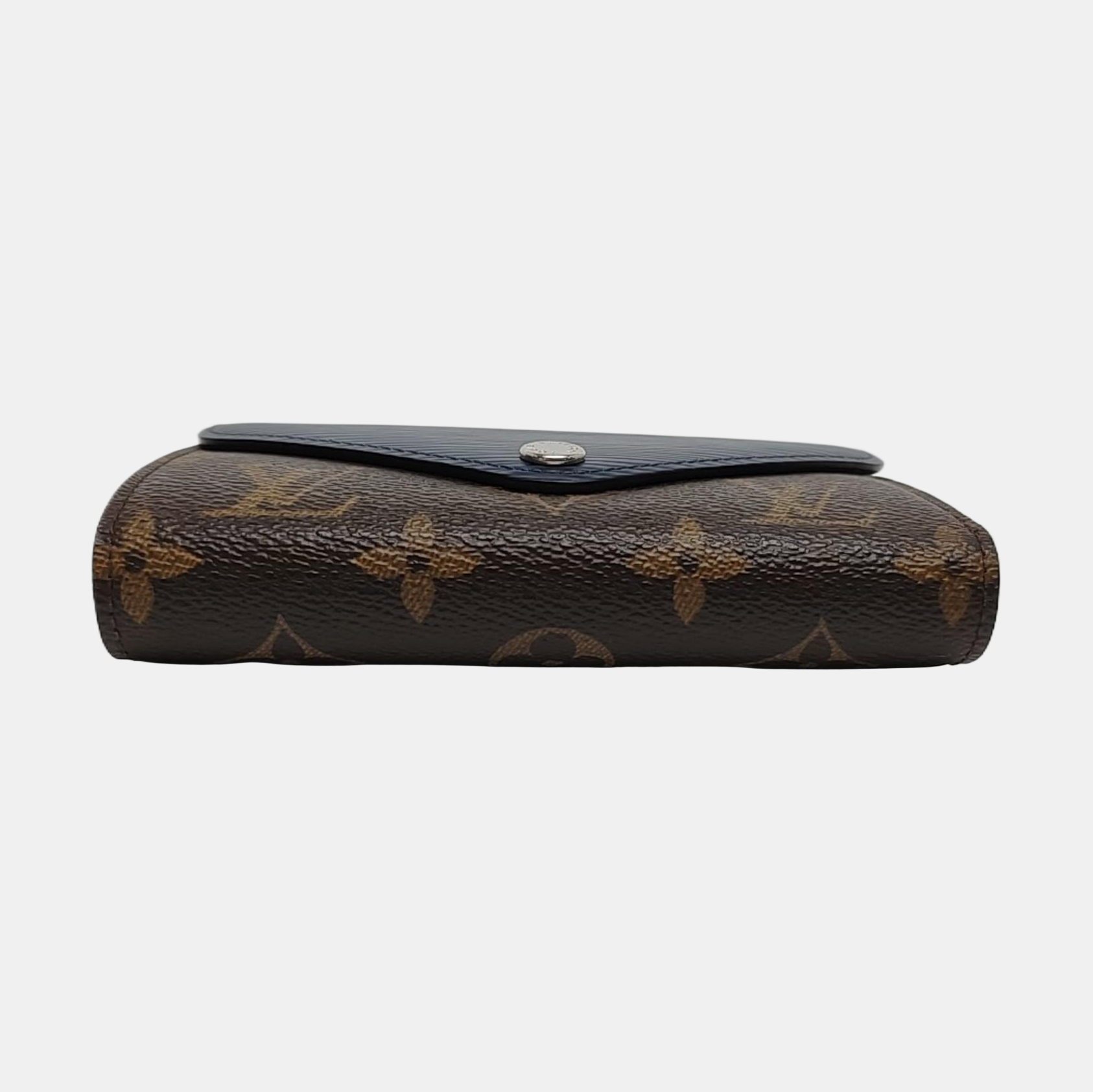 MARIE LOU Monogram Coated Canvas Brown Wallet