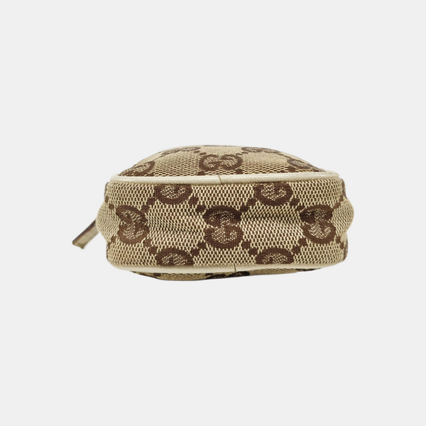 Monogram Canvas Clutch Beige