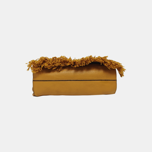 Calfskin Shoulder Bag Yellow