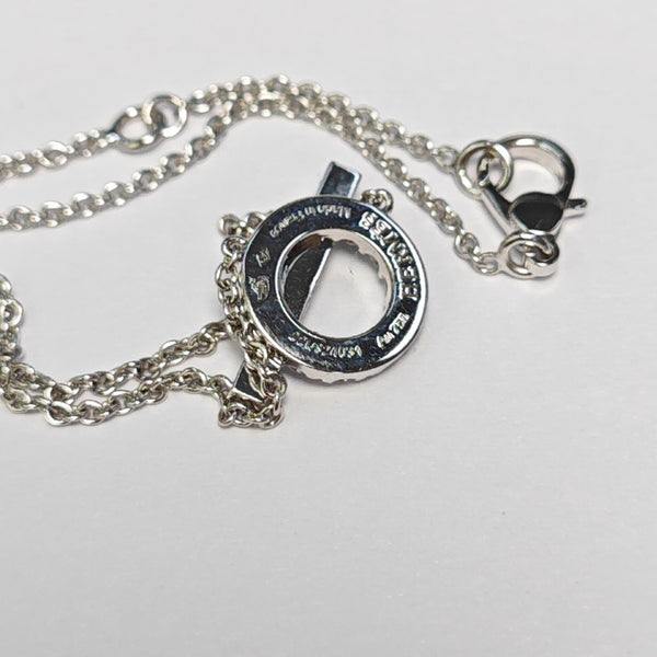 Finesse 18k White Gold Silver Necklace