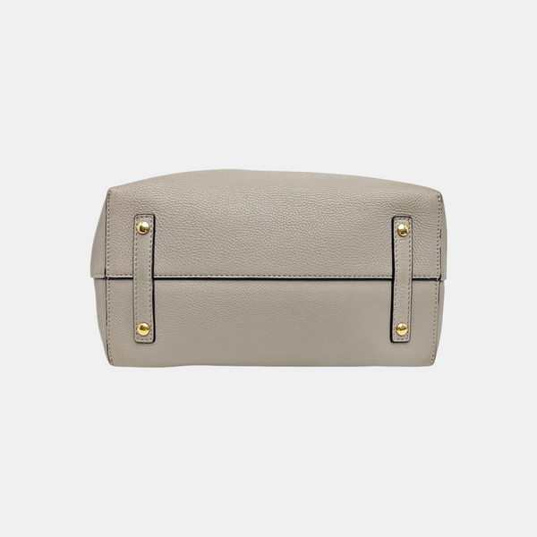 The Belt Large Calfskin Gray