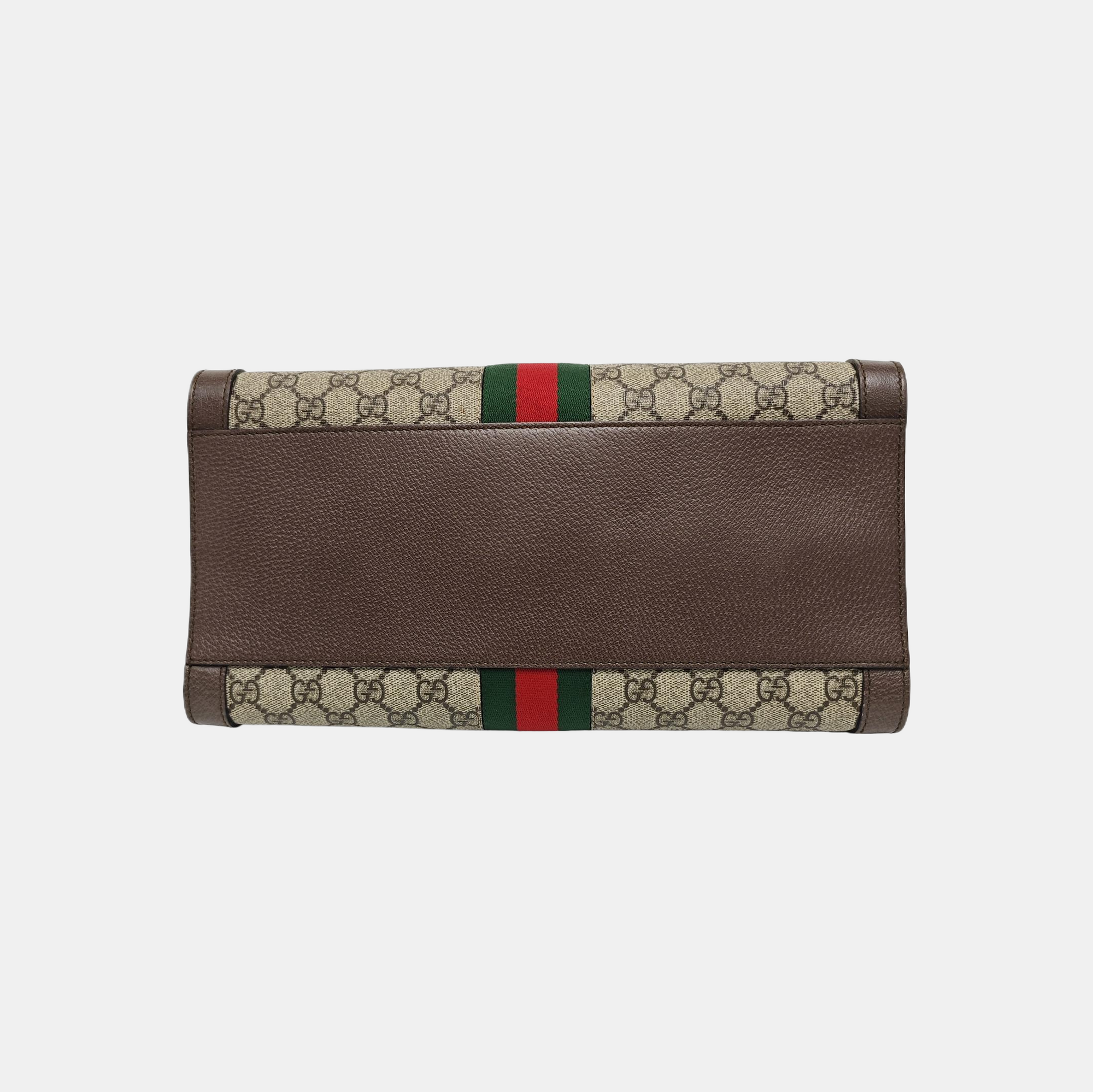 Ophidia Medium Monogram Coated Canvas Beige