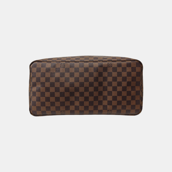 NEVERFULL GM Damier Ebene Coated Canvas Brown