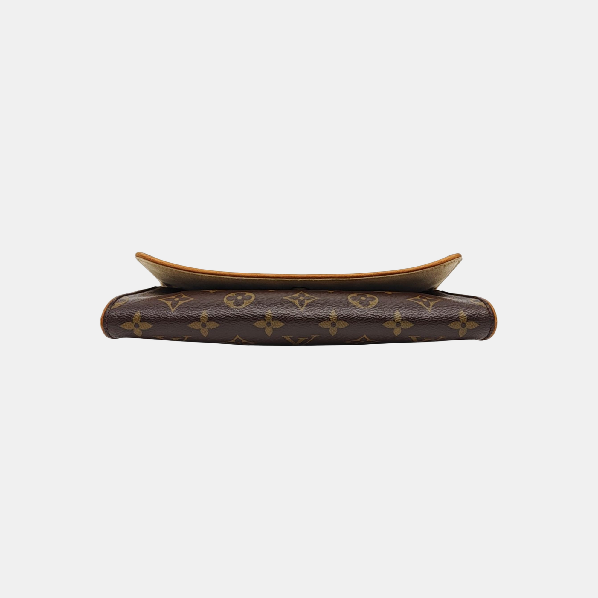 TWIN GM Monogram Coated Canvas Brown
