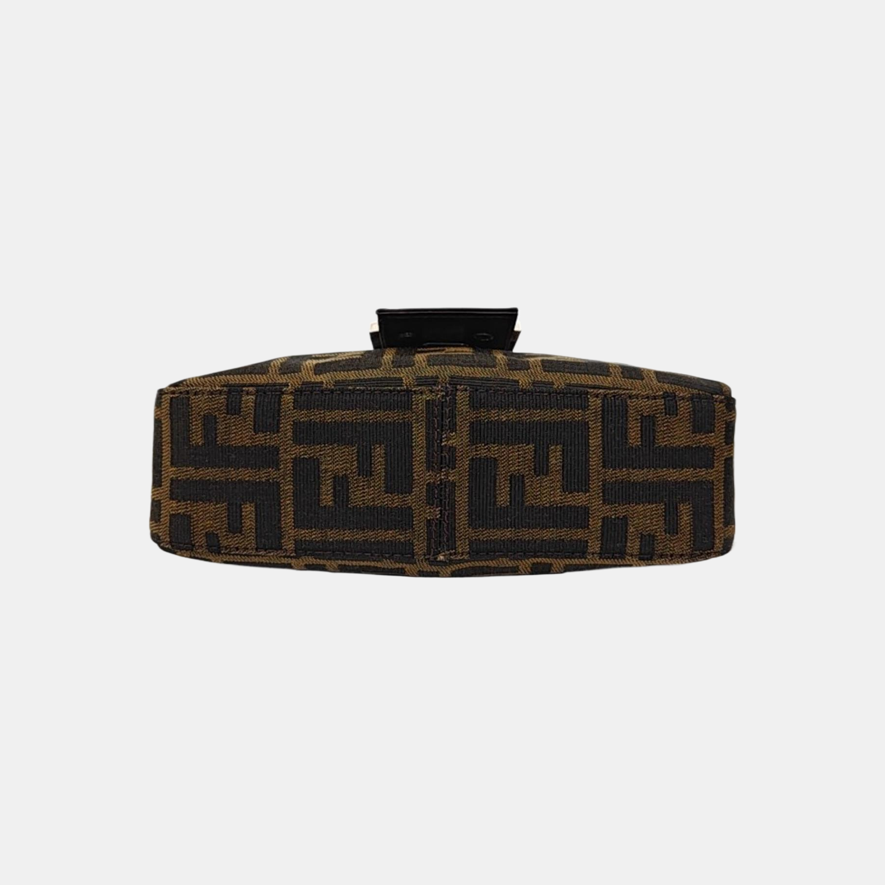 Monogram Coated Canvas Shoulder Bag Brown