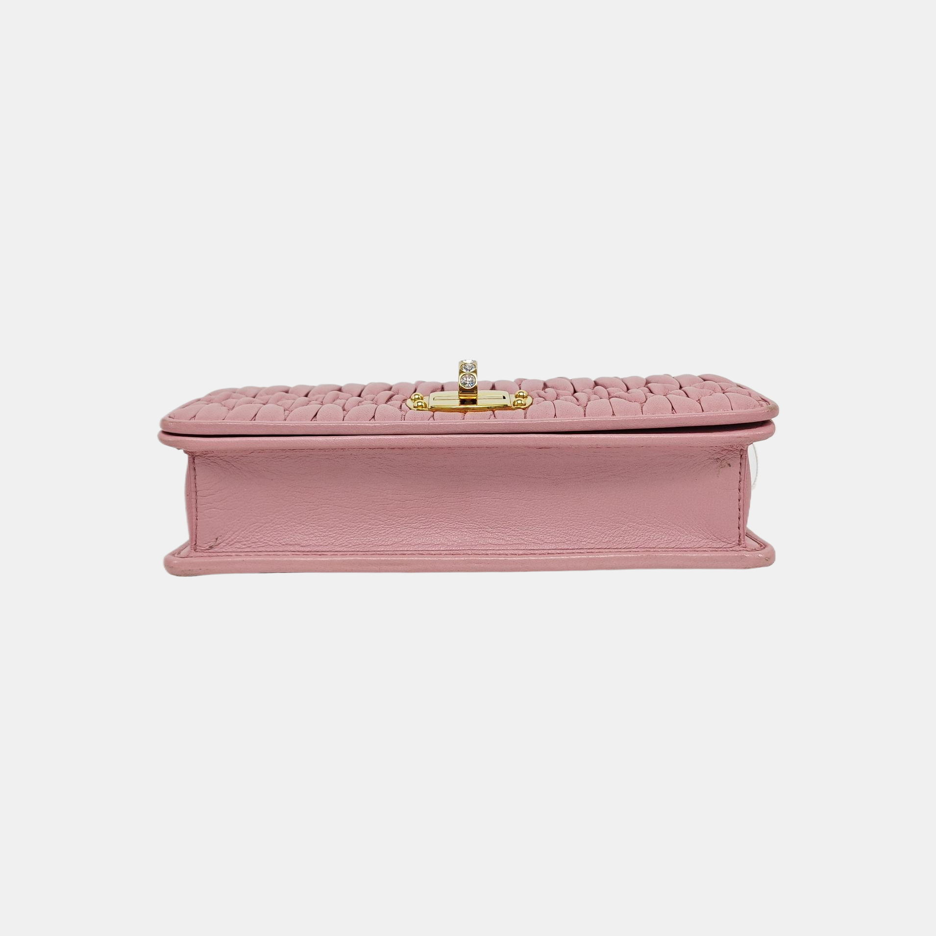 Crystal Mini Lambskin Pink