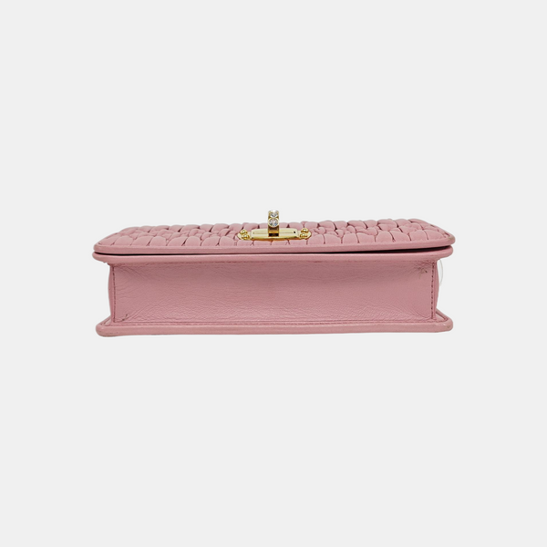 Crystal Mini Lambskin Pink