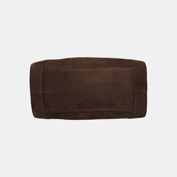 Suede Tote Bag Brown