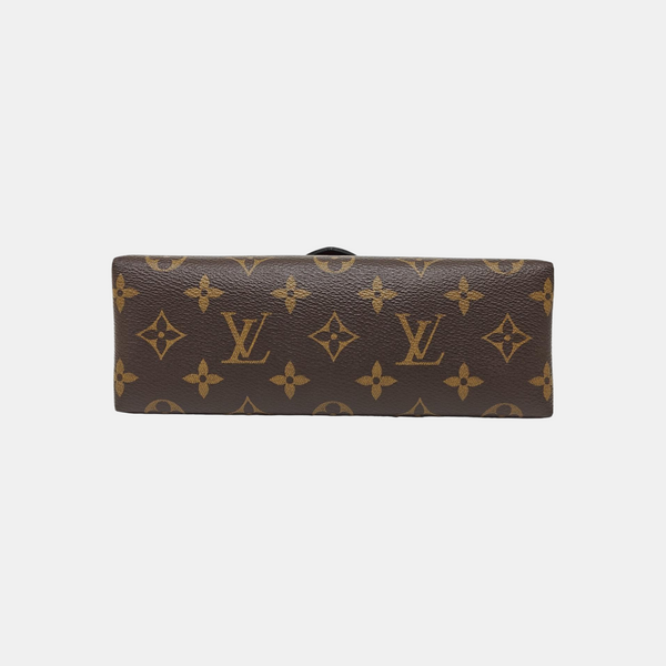 LOCKY BB Monogram Coated Canvas Brown
